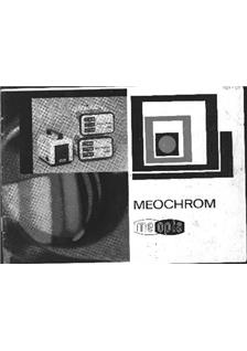 Meopta Meochrom manual. Camera Instructions.